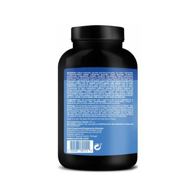 Multivitaminas e Minerais Zumub - 100 Cápsulas